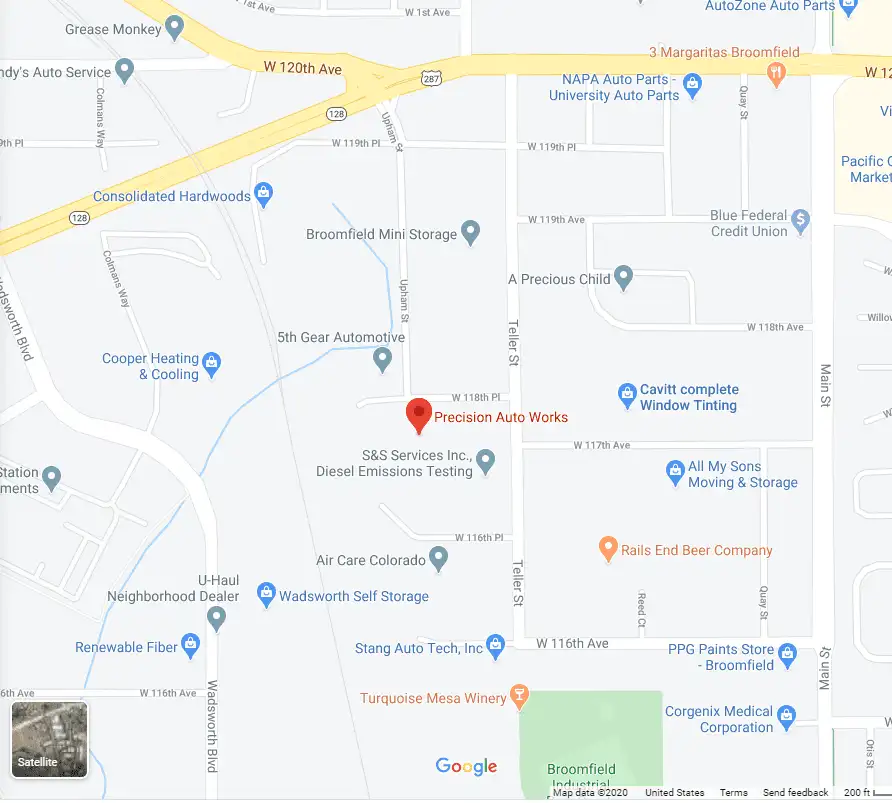 Google Map of Precision Auto Works